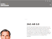 Tablet Screenshot of enhager.com